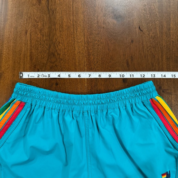 Aviator Nation Women’s 5 Stripe Flex Board Shorts Unlined Summer Preppy Size XL - Picture 5 of 7